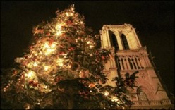 Рождественские елки в Париже