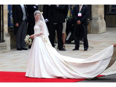 Свадебное платье Кейт Миддлтон появится на выставке в Букингемском дворце