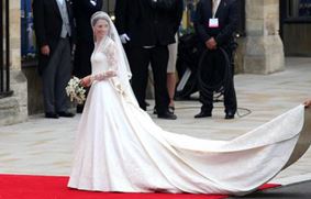 Свадебное платье Кейт Миддлтон появится на выставке в Букингемском дворце