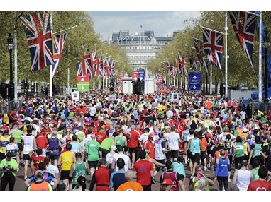 Ежегодный лондонский марафон