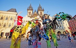Масленичный карнавал в Праге
