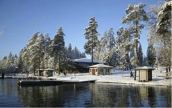 Международные соревнования по игре в снежки в Финляндии