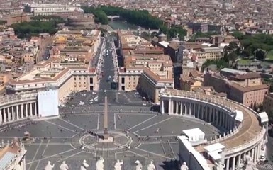 Вид с Базилики Святого Петра в Риме