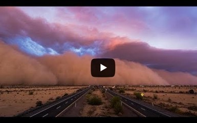 Ужасная пыльная буря в Аризоне