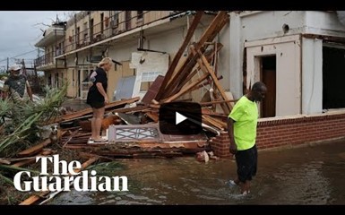 Жуткие кадры: Ураган «Майкл» обрушился на Флориду