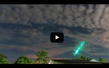 Падение крупного метеорита в США 