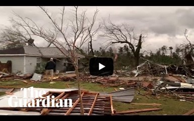 Последствия урагана в Алабаме 