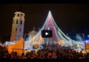 Рождественская ярмарка на Кафедральной площади в Вильнюсе