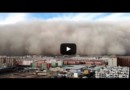 Песчаная буря в Чжанъе, Ганьсу
