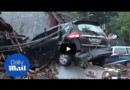 Разрушительные последствия удара цунами по Индонезии
