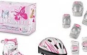 Комплект, 3 элемета защиты + ролики FILA 2014 X-ONE Combo 3 set Girl White/Pink