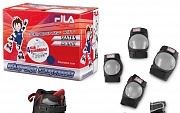 Комплект ролики+2 элемета защиты FILA 2014 X-ONE Combo 2 set BLK/RED