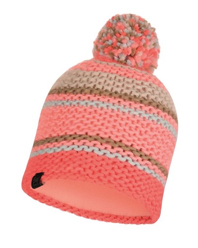 Knitted & Polar Hat Dorian Coral Pink - Увеличить
