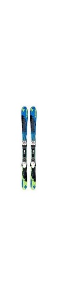 Горные лыжи с креплениями Blizzard 2014-15 Junior GUNSMOKE IQ JR+IQ-4.5(99-109) BLUE-GREEN-BLACK - Увеличить
