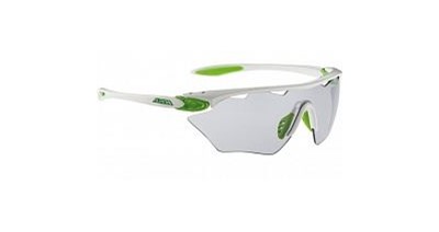 Очки солнцезащитные ALPINA PERFORMANCE TWIST FOUR SHIELD VL+ white-green/VARIOFLEX black S1-3 fogstop - Увеличить