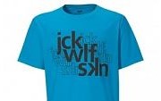 Футболка для активного отдыха Jack Wolfskin 2015 Lawrence Oc T-Shirt M turquoise