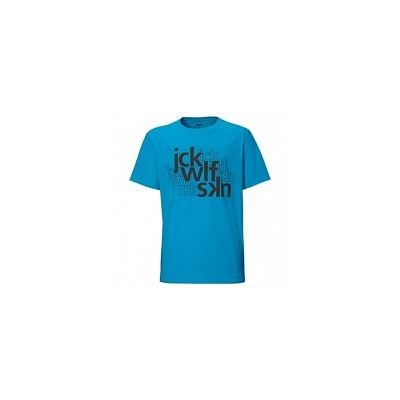 Футболка для активного отдыха Jack Wolfskin 2015 Lawrence Oc T-Shirt M turquoise - Увеличить