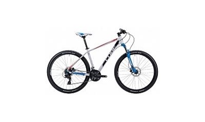 Велосипед CUBE 2015 Aim Disc 27.5 white red blue - Увеличить