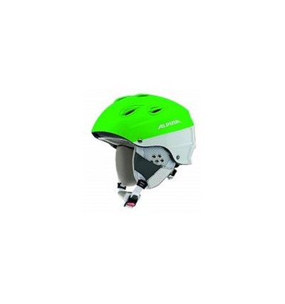Зимний Шлем ALPINA 2015-16 GRAP green-white matt - Увеличить