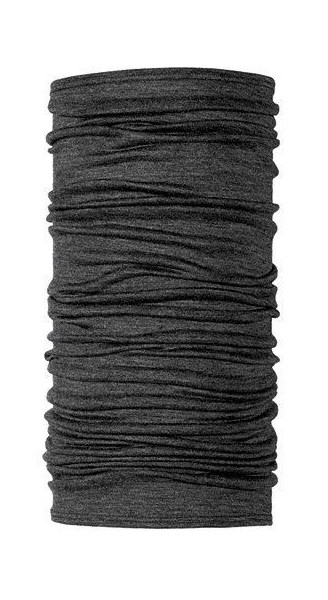 Angler Wool Buff Lightweight Merino Wool Solid Grey - Увеличить
