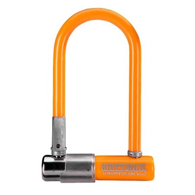 U-Locks Kryptolok Mini-7 W/ Flexframe-U Bracket (Color-Lt.orange) - Увеличить