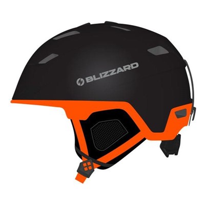 Double Ski Helmet, Black Matt/neon Orange - Увеличить