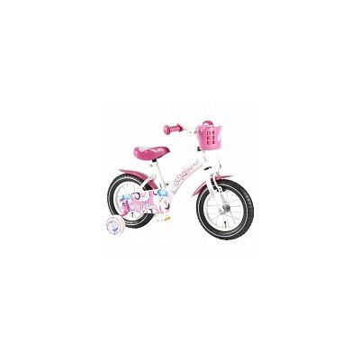 Велосипед Volare Giggles 12 Inch 2014 Белый/розовый (One Size) - Увеличить
