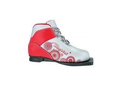 Лыжные ботинки 75 mm MARPETTI 2012-13 BAMBINI 75 мм красный/серебро - Увеличить