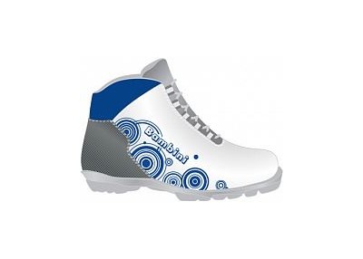 Лыжные ботинки NNN MARPETTI 2014-15 BAMBINI NNN silver blue - Увеличить