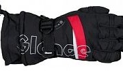 Перчатки горные GLANCE Element Junior (black/red) черный/красный
