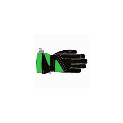 Перчатки горные GLANCE Fighter Junior (black/green) черный/розовый - Увеличить