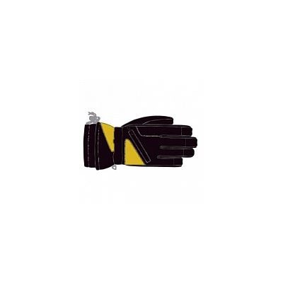 Перчатки горные GLANCE Fighter black/yellow (черный/желтый) - Увеличить