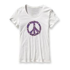 Peace Sign T-Shirt женская