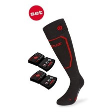 Lenz носки унисекс + аккумулятор Heat Sock 1.0 Lithium Pack RCB 1200 (адаптер Eu/Us) черный 45/47