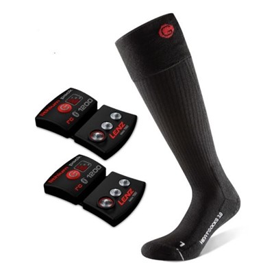Lenz носки + аккумулятор Heat Sock 3.0 Lithium Pack Rcb 1200 черный 45/47 - Увеличить