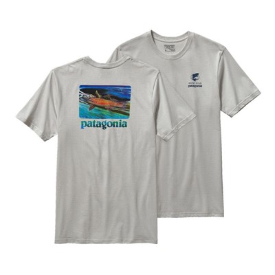Patagonia World Trout Slurp Cotton T-Shirt - Увеличить