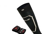 Lenz: носки Heat Sock 1.0 Slim + аккумуляторы + зарядка черный 35/38