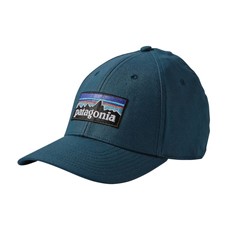 Patagonia P-6 Logo Stretch Fit Hat темно-синий L