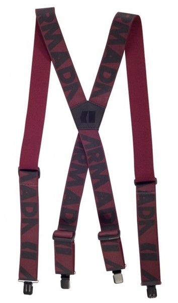 Stage Suspenders темно-красный ONE - Увеличить
