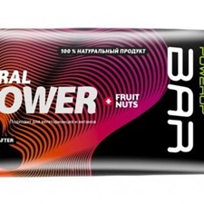 Powerup Bar Fruit+Nuts темно-розовый 50г