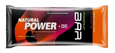 Powerup Bar Fruit+Nuts оранжевый 50г - Увеличить
