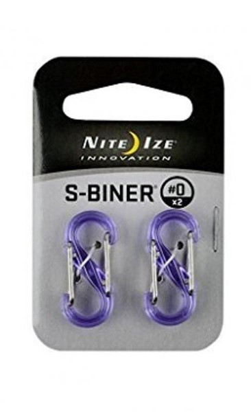 Nite lze S-Biner 2 шт №0 фиолетовый - Увеличить