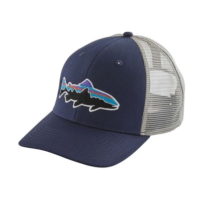 Patagonia Fitz Roy Trout Trucker Hat темно-синий ONE - Увеличить