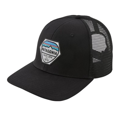 Patagonia Fitz Roy Hex Trucker Hat черный ONE - Увеличить