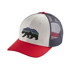 Patagonia Fitz Roy Bear Trucker Hat белый ONE