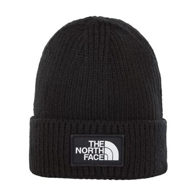 The North Face TNF Logo Box Cuffed Beanie черный ONE - Увеличить
