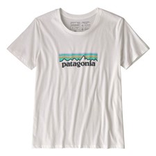 Patagonia Pastel P-6 Logo Organic Crew T-Shirt женская