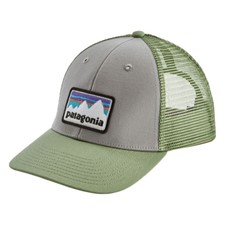 Patagonia Shop Sticker Patch Lopro Trucker Hat светло-зеленый ONE