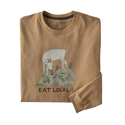 Patagonia L/S Eat Local Goat Responsibili-Tee - Увеличить