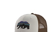 Patagonia Fitz Roy Bear Trucker Hat белый ONE